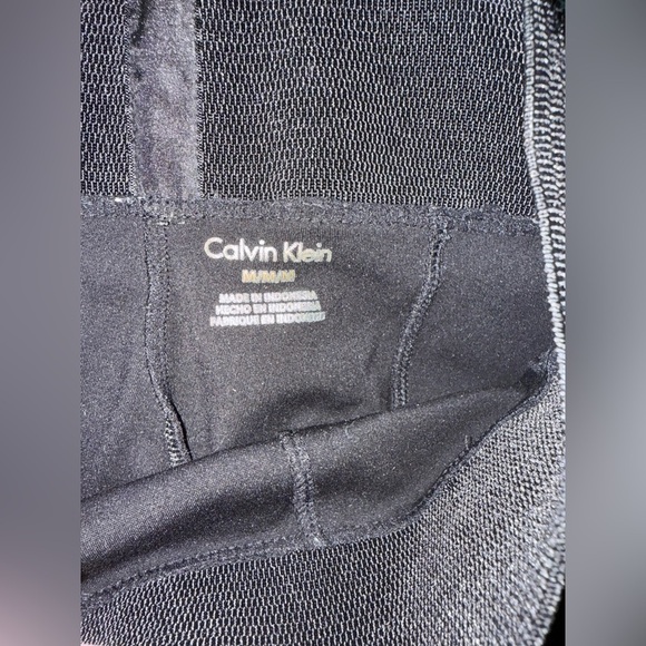 Calvin Klein Wide Elastic Waiste Ponte Pull on Legging Pants - Picture 5 of 5